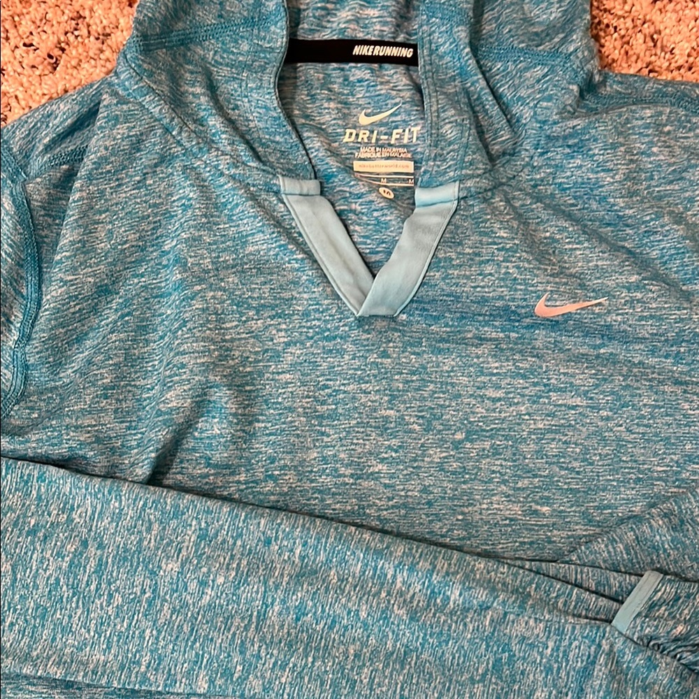 Nike Teal Dri-FIT Running Hoodie